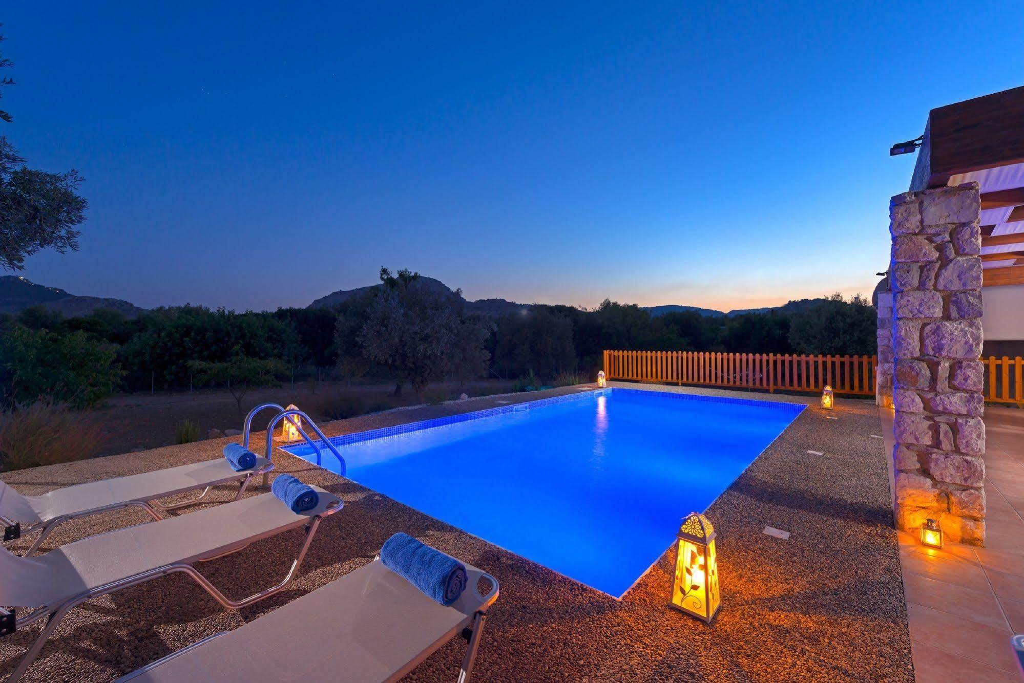 Olive Private Villa Swimming Pool 5 Bdr Kolymbia Rhodes Extérieur photo