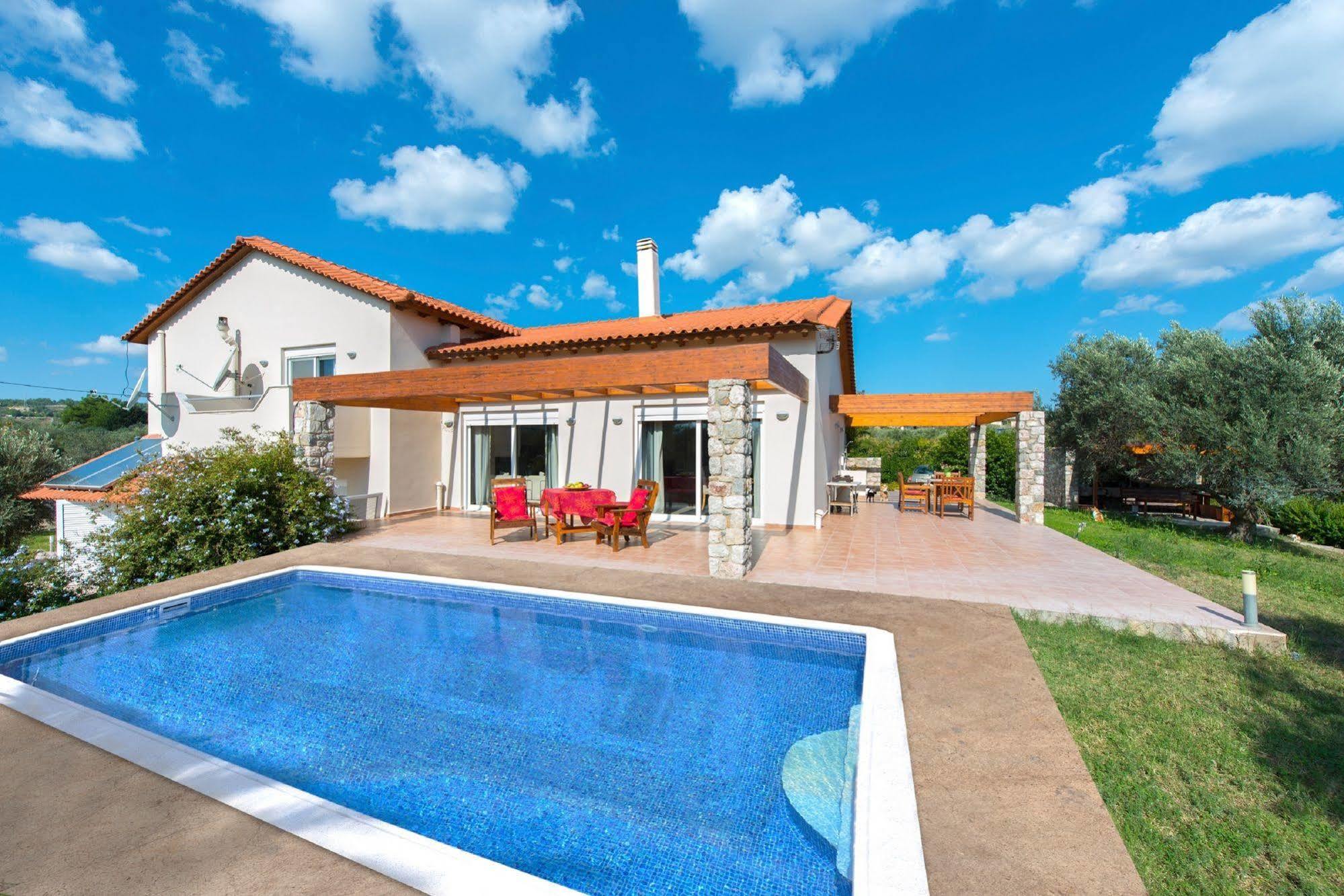 Olive Private Villa Swimming Pool 5 Bdr Kolymbia Rhodes Extérieur photo